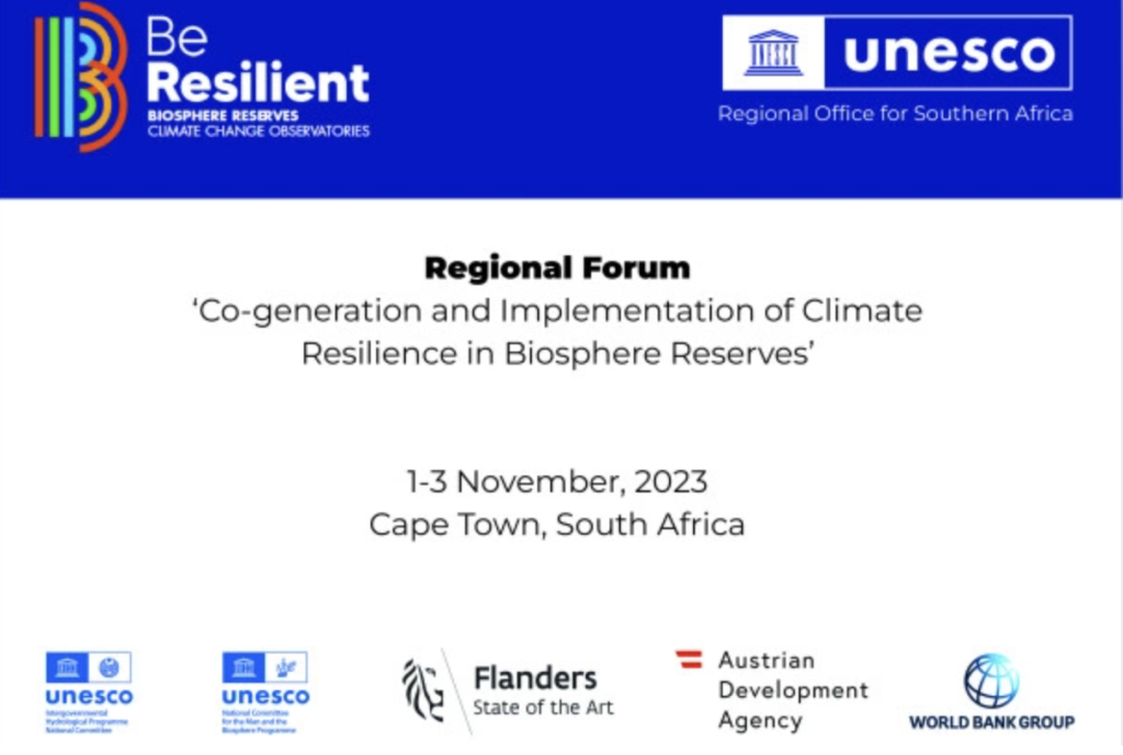 UNESCO Be Resilient Forum event banner