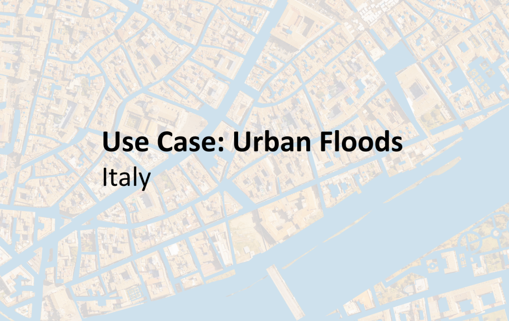 Urban Floods Italy Use Case Banner