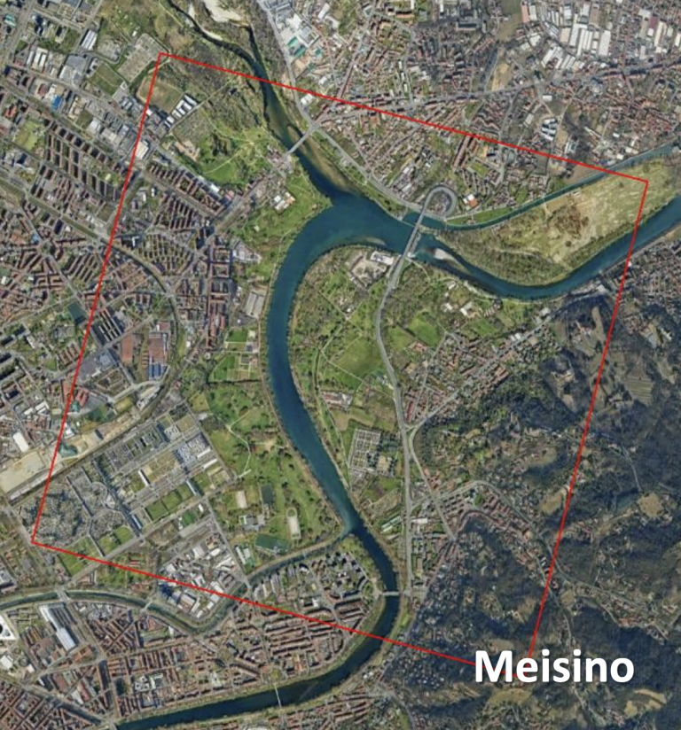 Map of Meisino, Italy